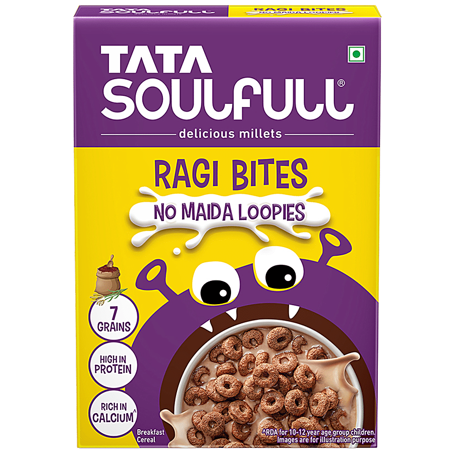 Tata Soulfull Multigrain Choco Loopies - Chocolate Flavour