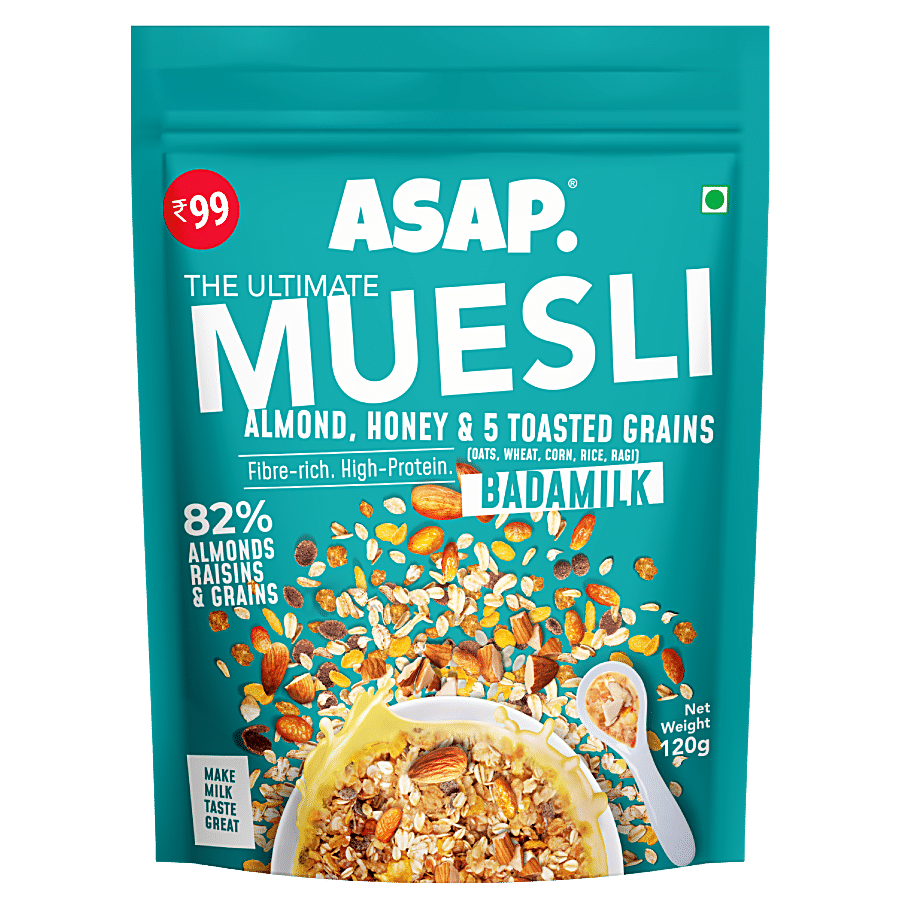 ASAP Muesli Wholegrain Breakfast - Rich In Fibre & Protein