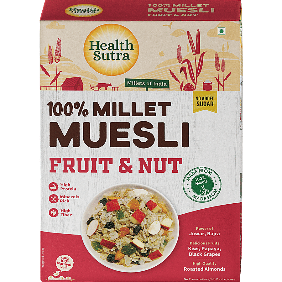 Health Sutra 100% Millet Muesli - Fruit & Nut