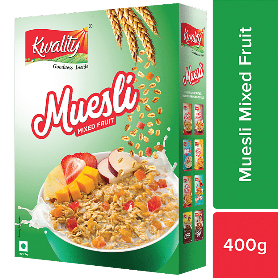 Kwality Muesli Mixed Fruit - Crunchy Breakfast Cereal