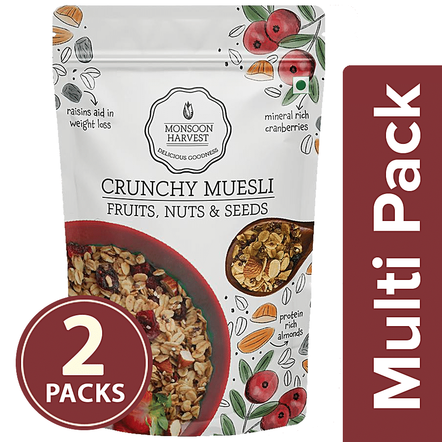 Monsoon Harvest Crunchy Muesli - Fruit