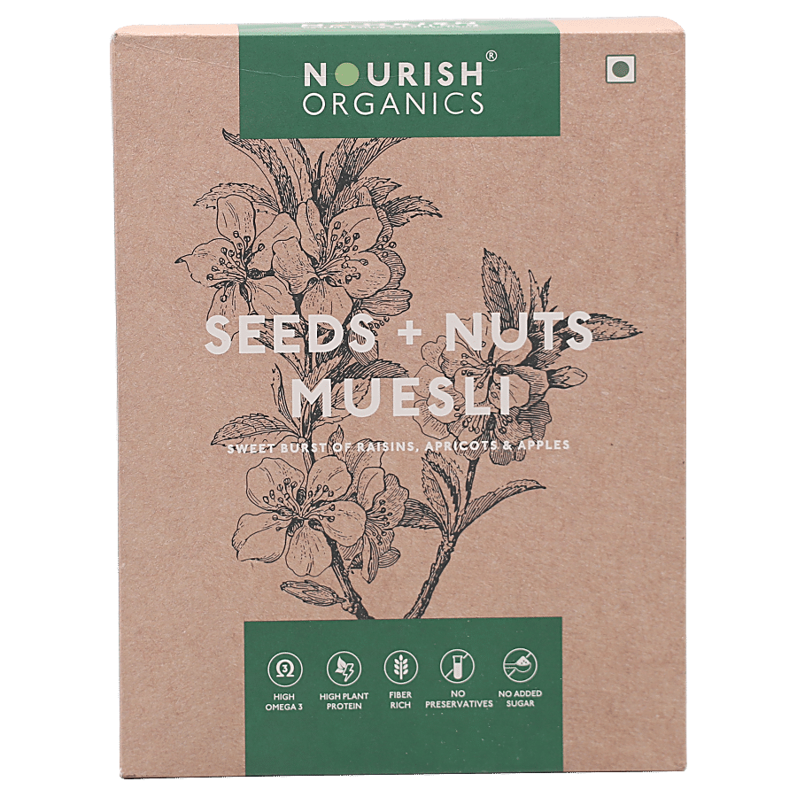 Nourish Organics Muesli - Seeds And Nuts