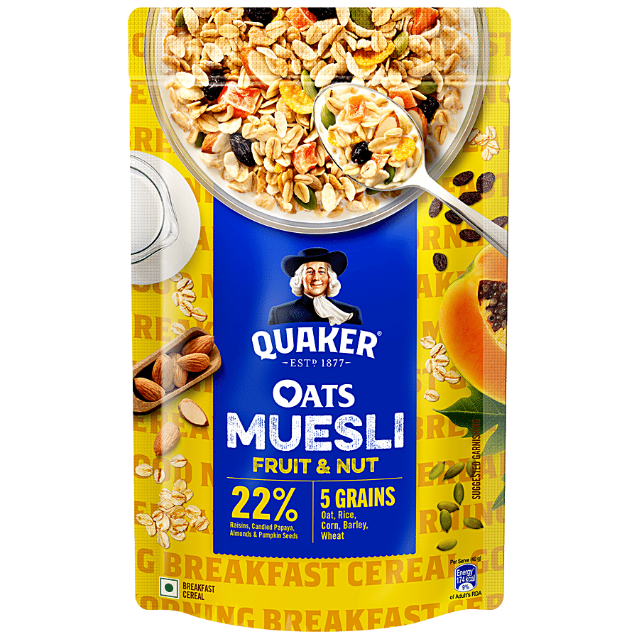 Quaker Fruit & Nut Oats Muesli