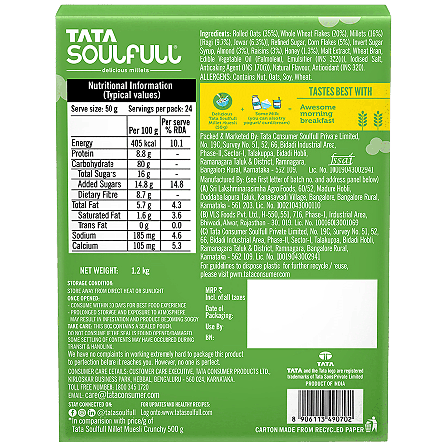 Tata Soulfull Millet Muesli