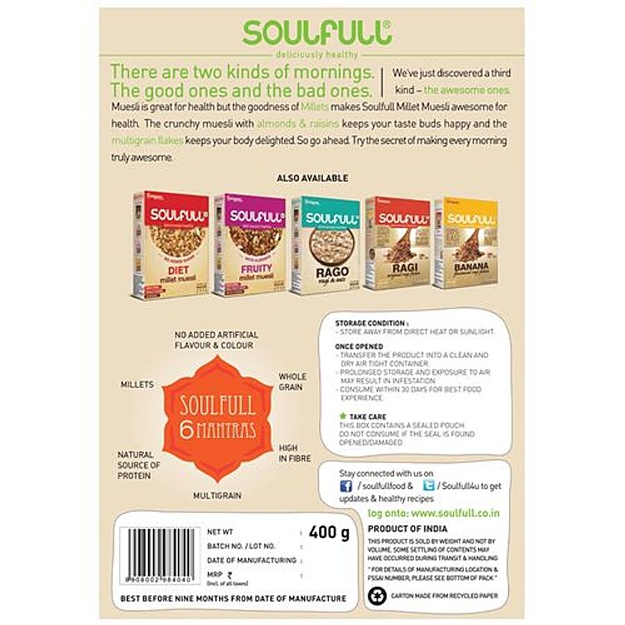 Tata Soulfull Millet Muesli - Crunchy