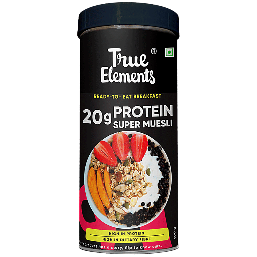 True Elements Super Muesli - With 20g Protein