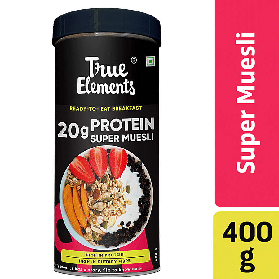 True Elements Super Muesli - With 20g Protein