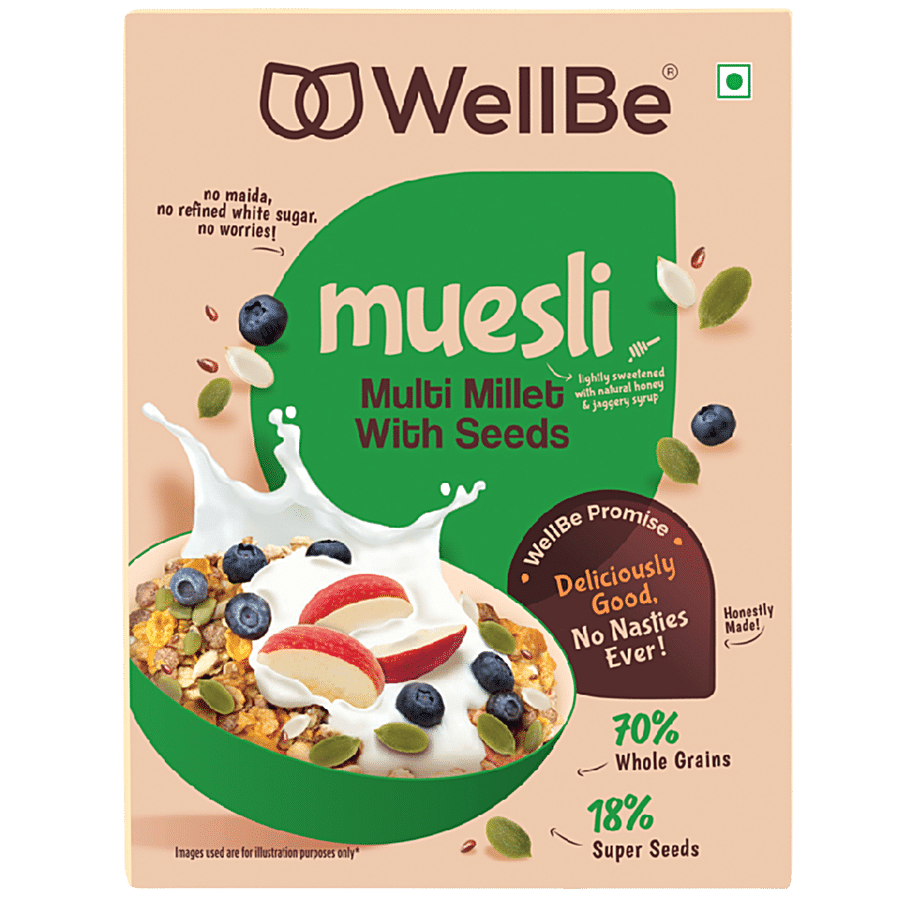 WellBe Multi-Millet Muesli With Seeds