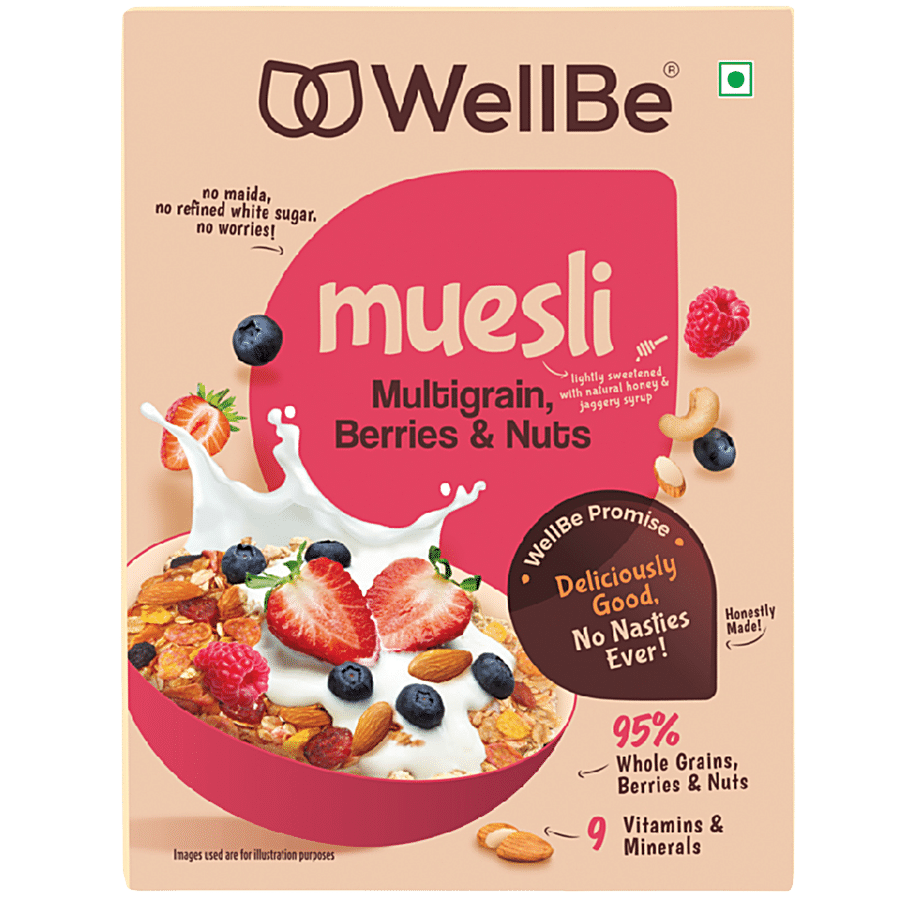 WellBe Multigrain Muesli With Berries & Nuts