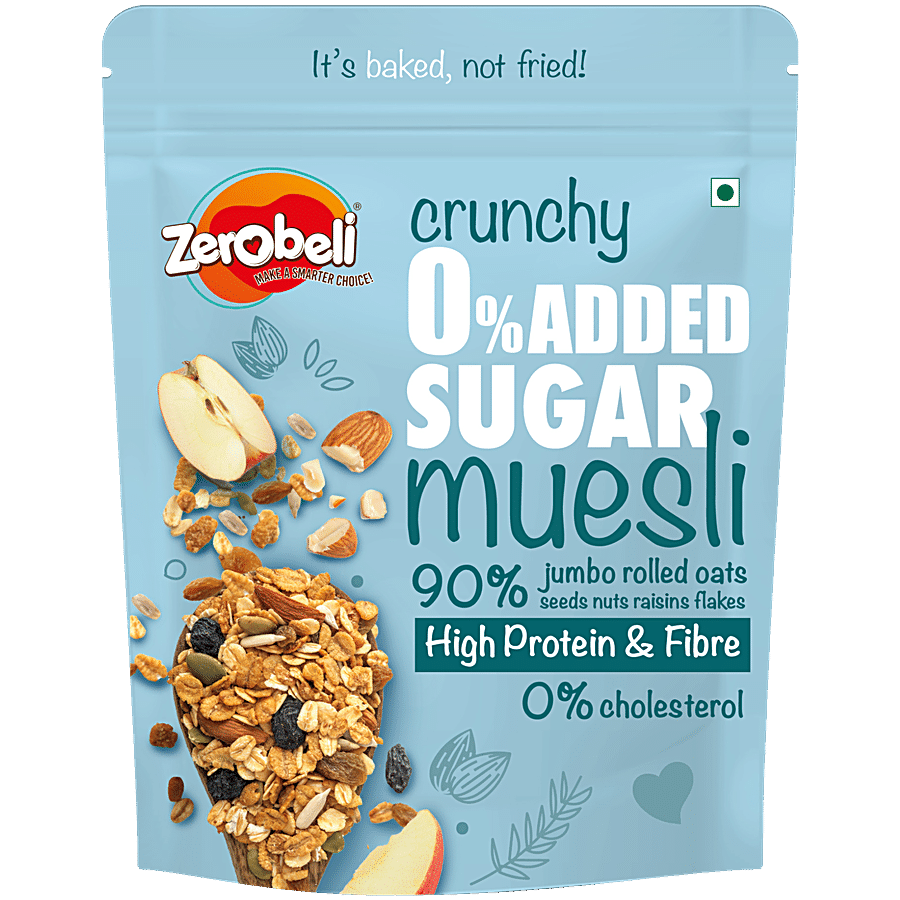 Zerobeli Crunchy Muesli - No Sugar Added