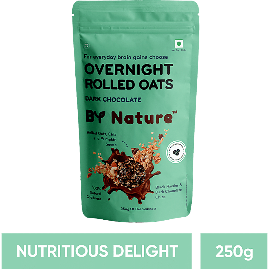 By Nature Overnight Rolled Oats - Dark Chocolate