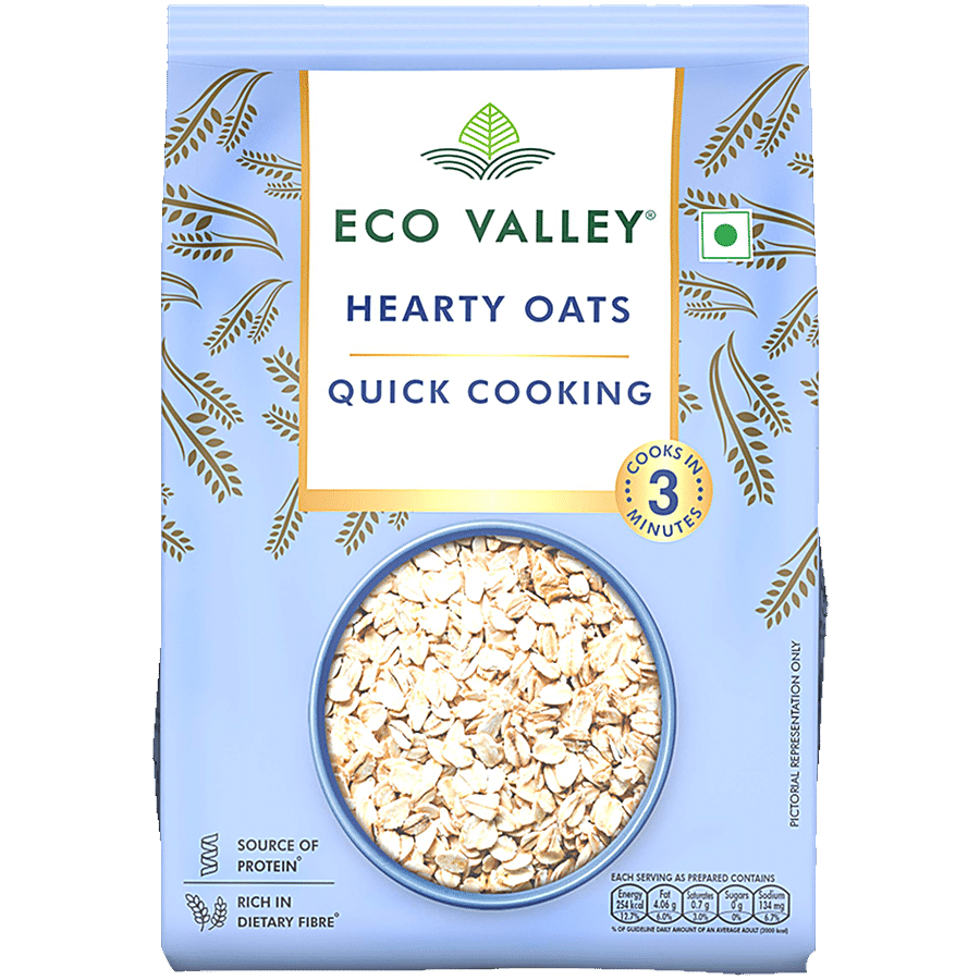 Eco Valley  Hearty Oats - Rich In Protein & Fibre