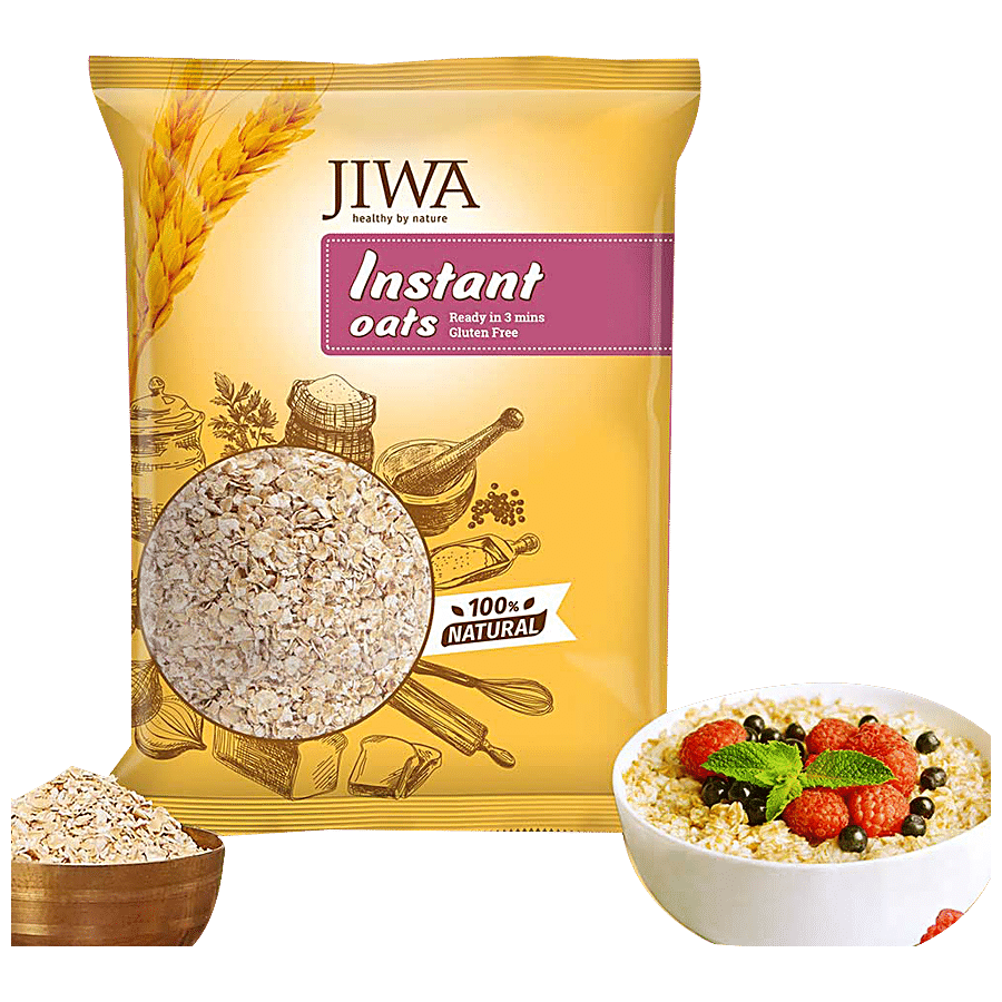 Jiwa Instant Oats - 100% Natural & Gluten Free