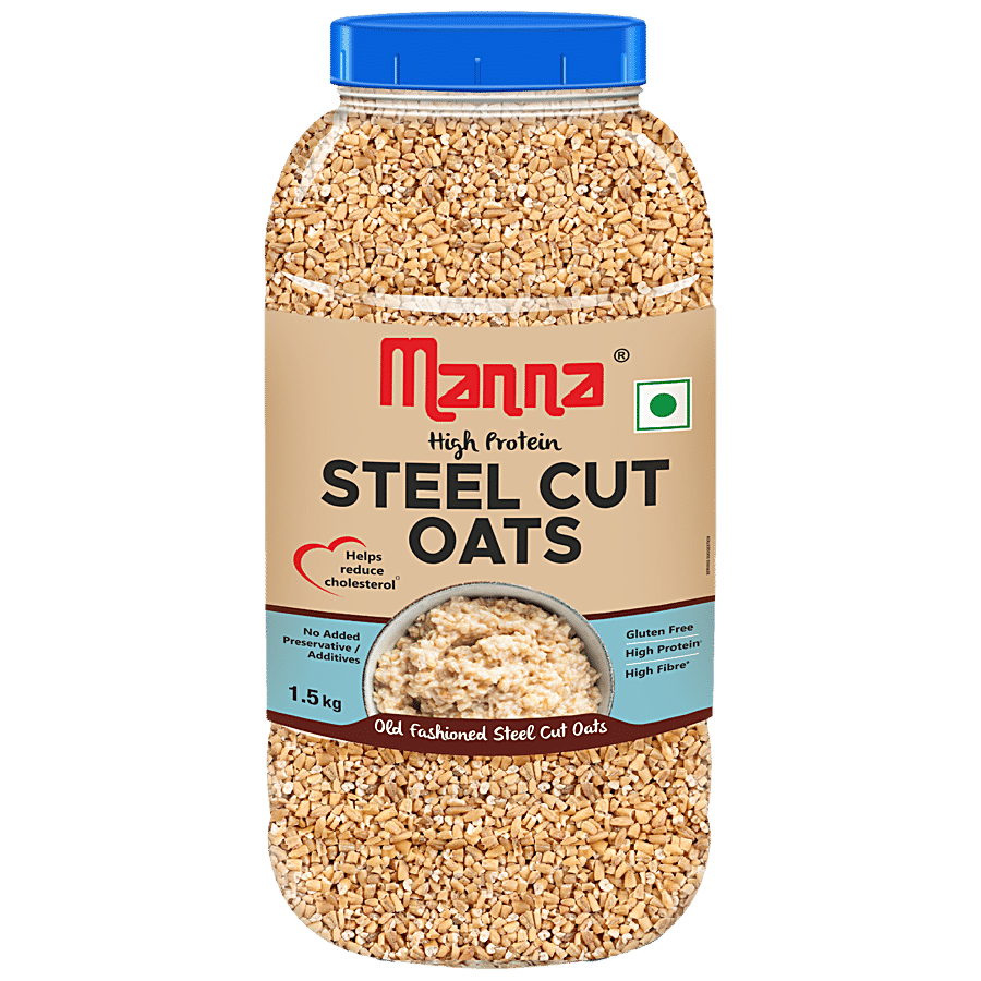 Manna Steel Cut Oats - High In Protein & Fibre