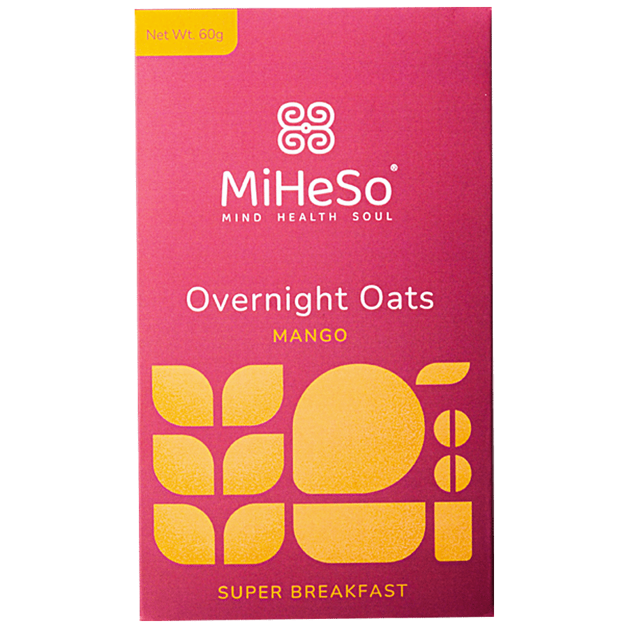 MiHeSo Mind Health Soul Overnight Oats - Mango