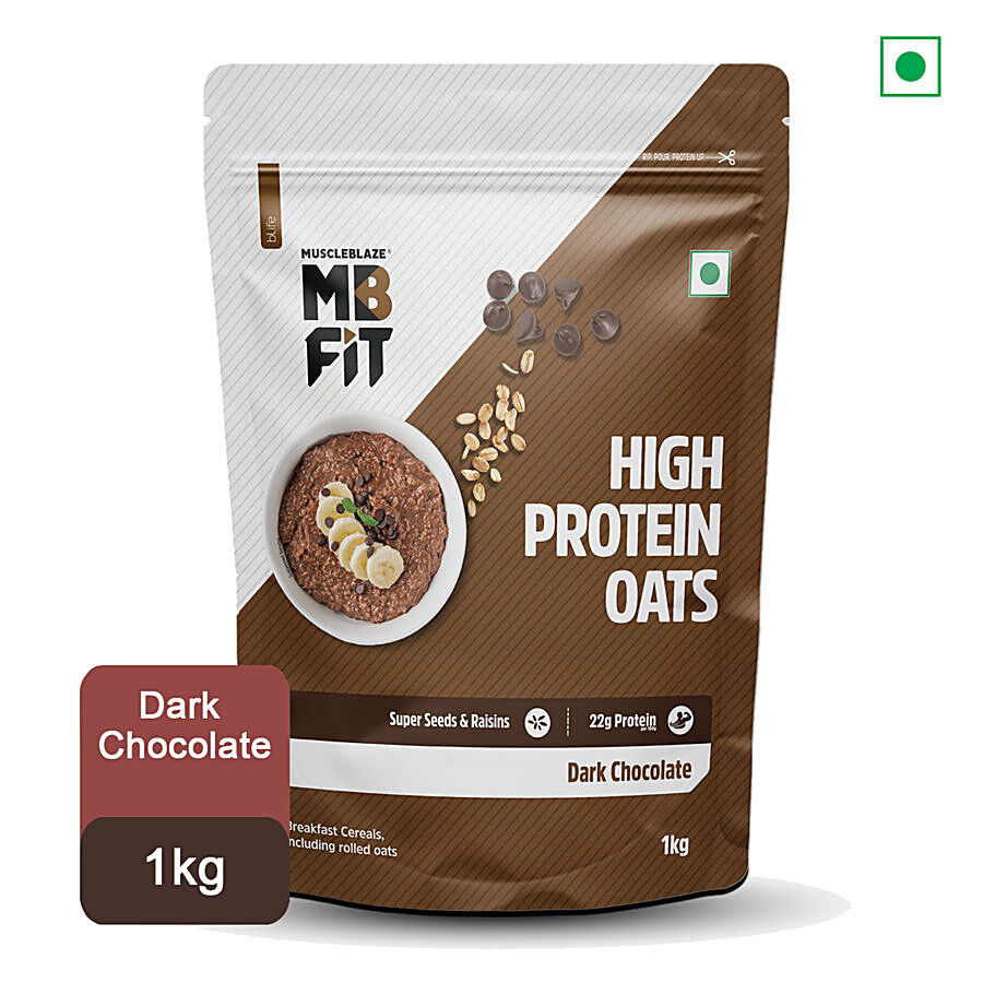 MuscleBlaze 17 g High Protein Oats - With Probiotics