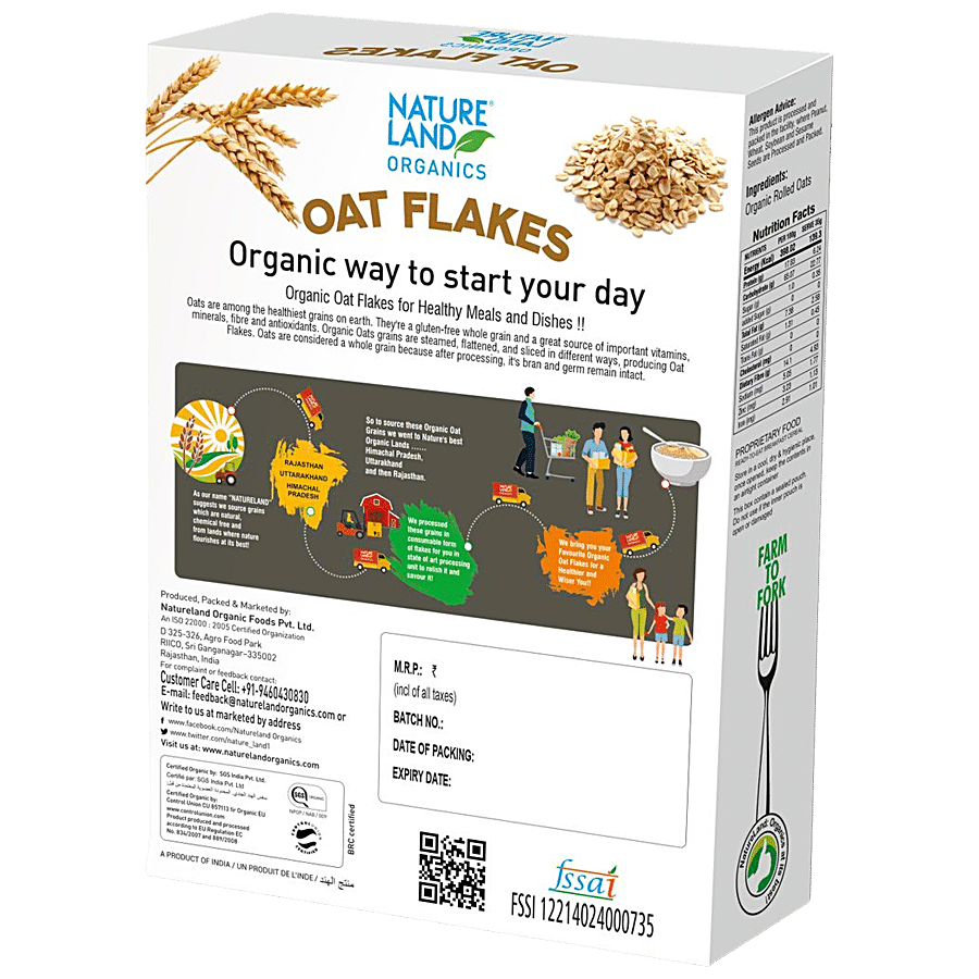 Natureland Organics Oat Flakes