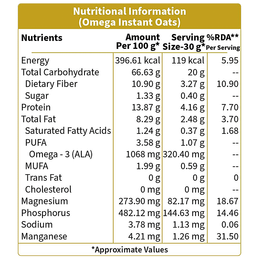 Neuherbs Instant Oats - Rich In Protein