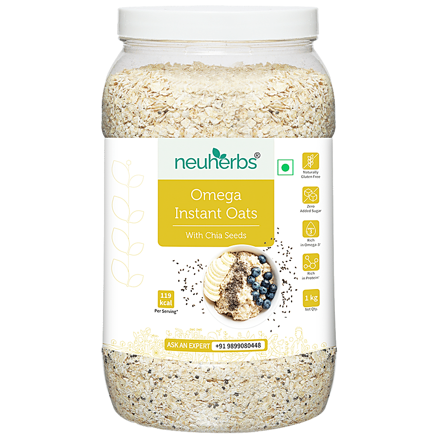 Neuherbs Instant Oats - Rich In Protein