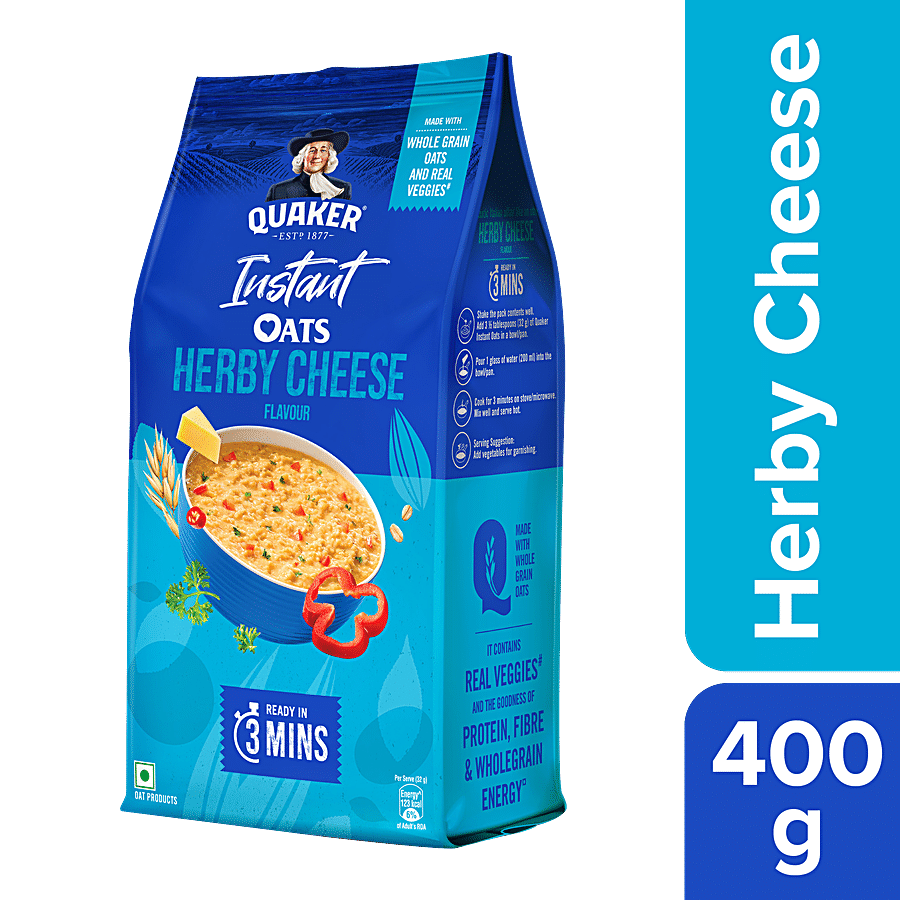 Quaker Instant Oats - Herby Cheese Flavour