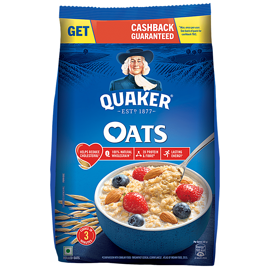 Quaker Oats Breakfast Cereal - Rich In Protein