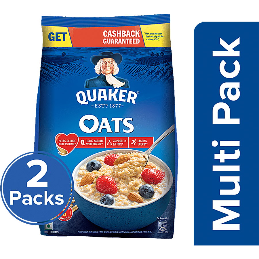 Quaker Oats Breakfast Cereal - Rich In Protein