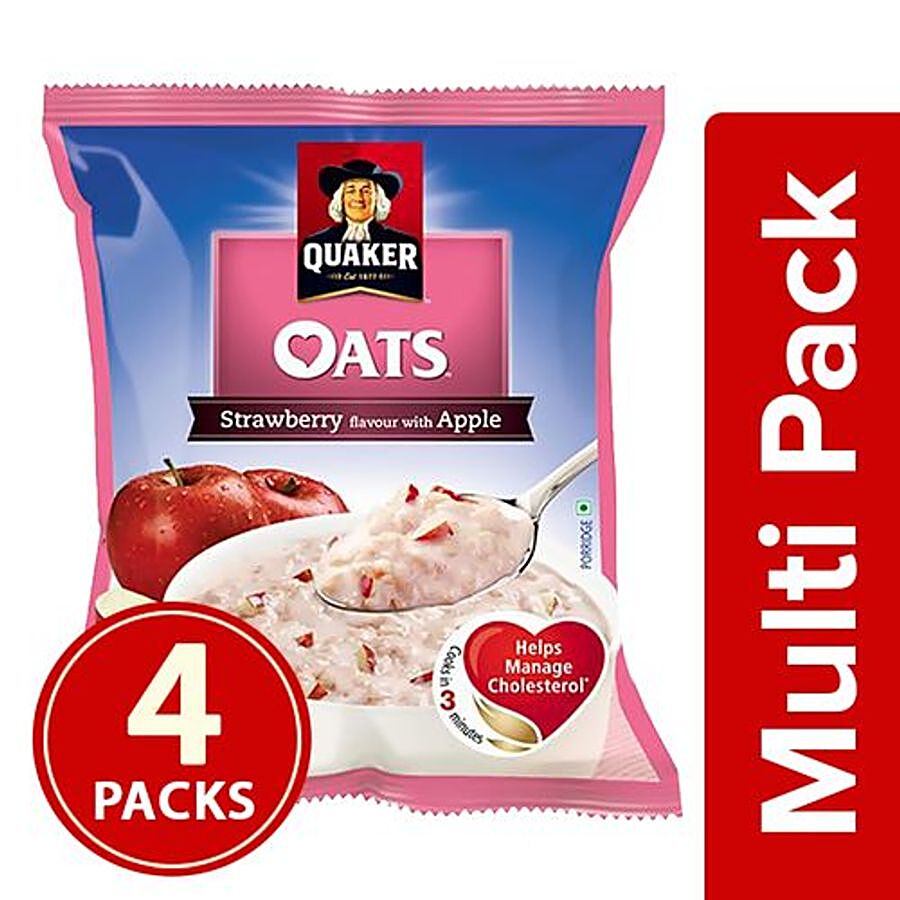 Quaker Oats - Strawberry Flavour with Apple