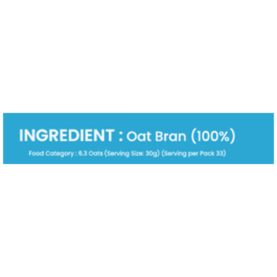 SUPRFIT Oat Bran - 100% Natural