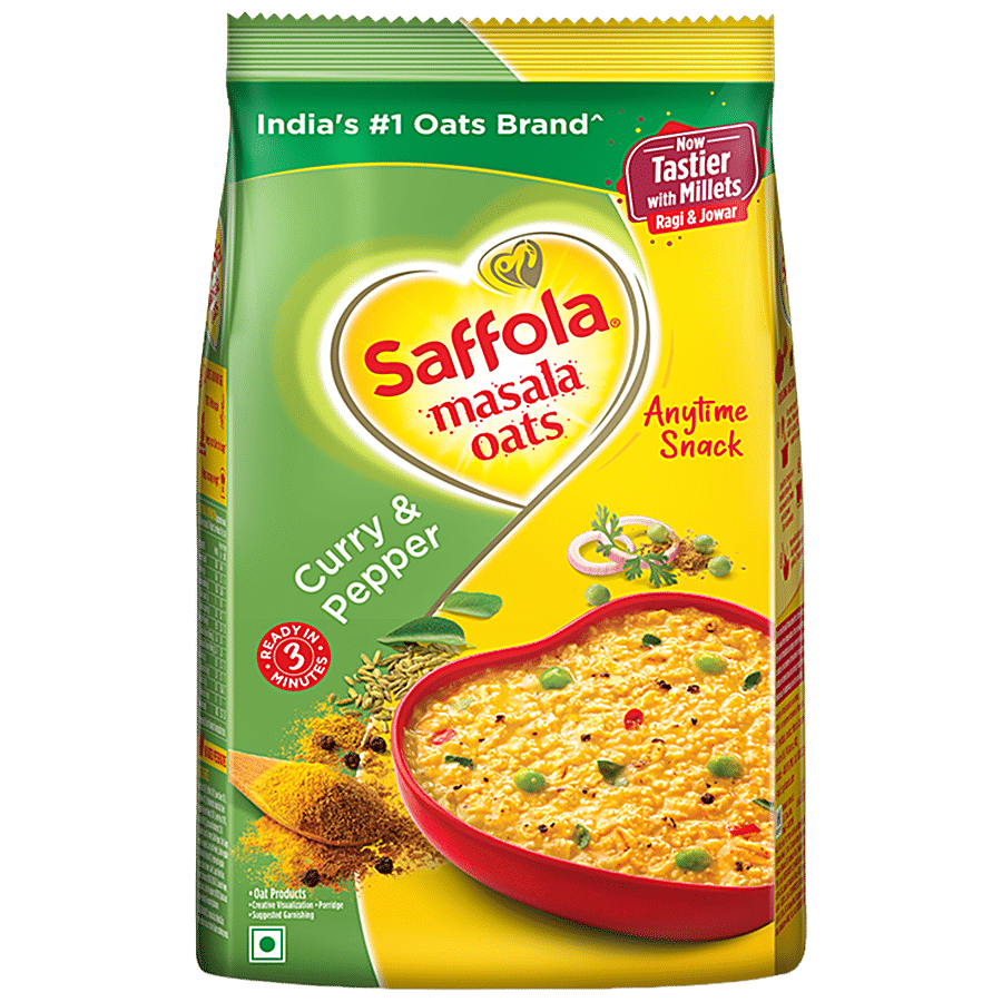 Saffola Masala Oats - Tasty Evening Snack