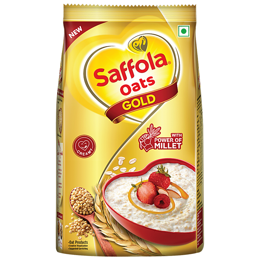 Saffola Oats Gold - Rolled Oats With Jowar Millet