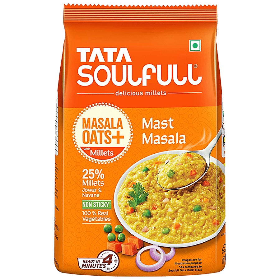 Tata Soulfull Masala Oats+ With 25% Millets