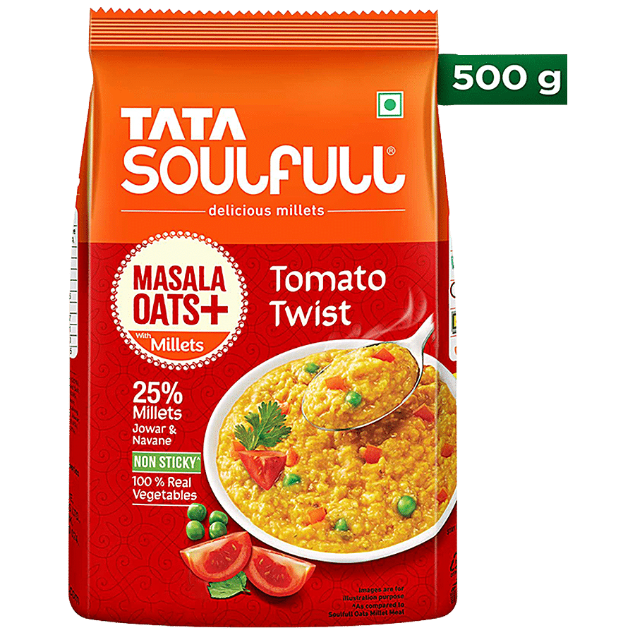 Tata Soulfull Masala Oats+ With 25% Millets