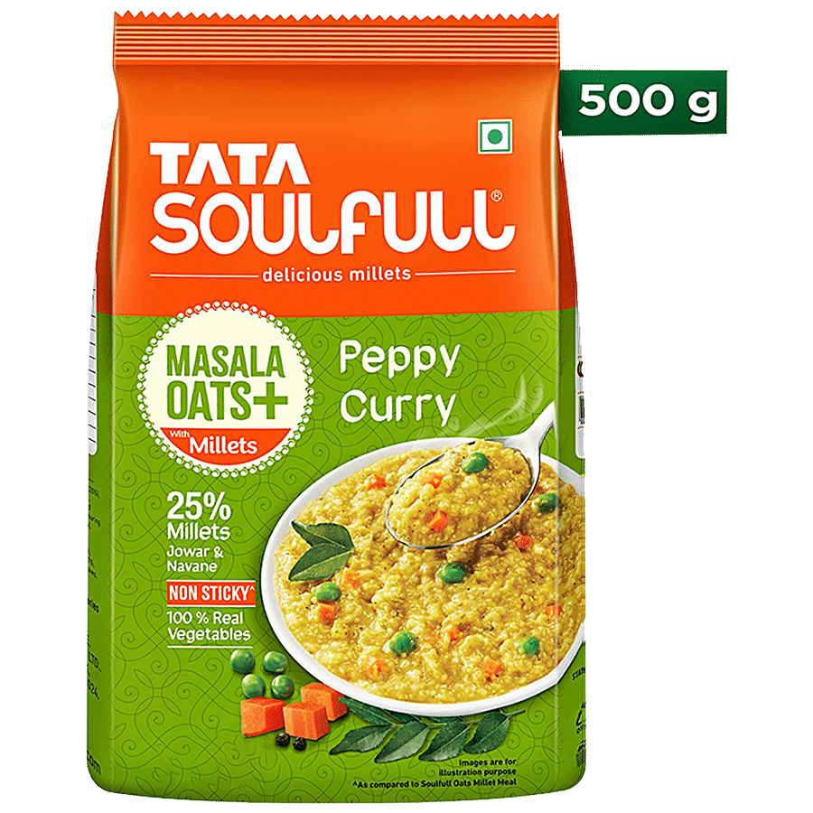 Tata Soulfull Masala Oats+ With 25% Millets