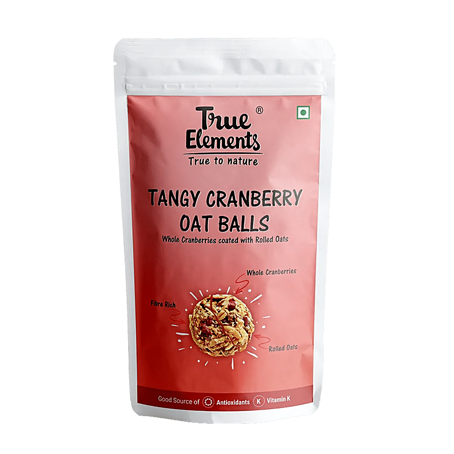 True Elements Tangy Cranberry Oat Balls