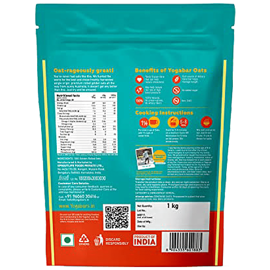 Yoga Bar 100% Rolled Oats - Breakfast Cereal