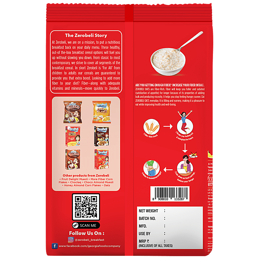 Zerobeli Oats - 100% Natural Wholegrain