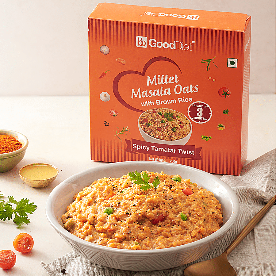 bb Gooddiet Millet Masala Oats - Spicy Tamatar Twist