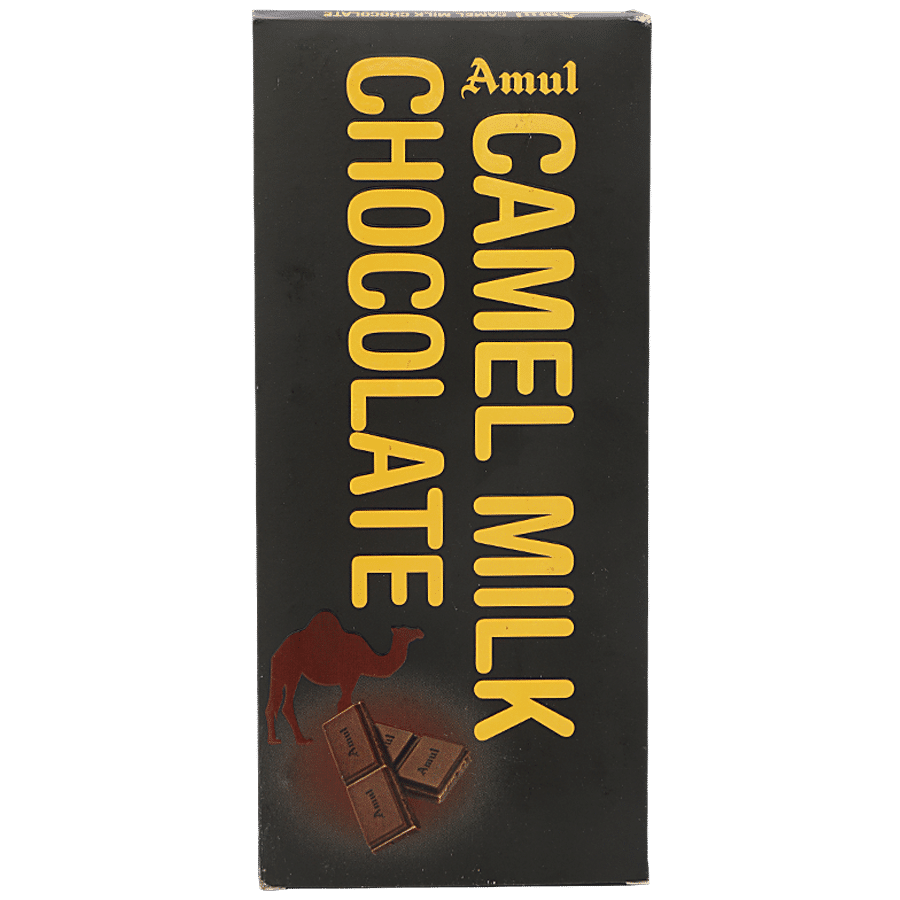 Amul Camel Milk Chocolate - Unique Treat Of Cocoa And Camel Milk