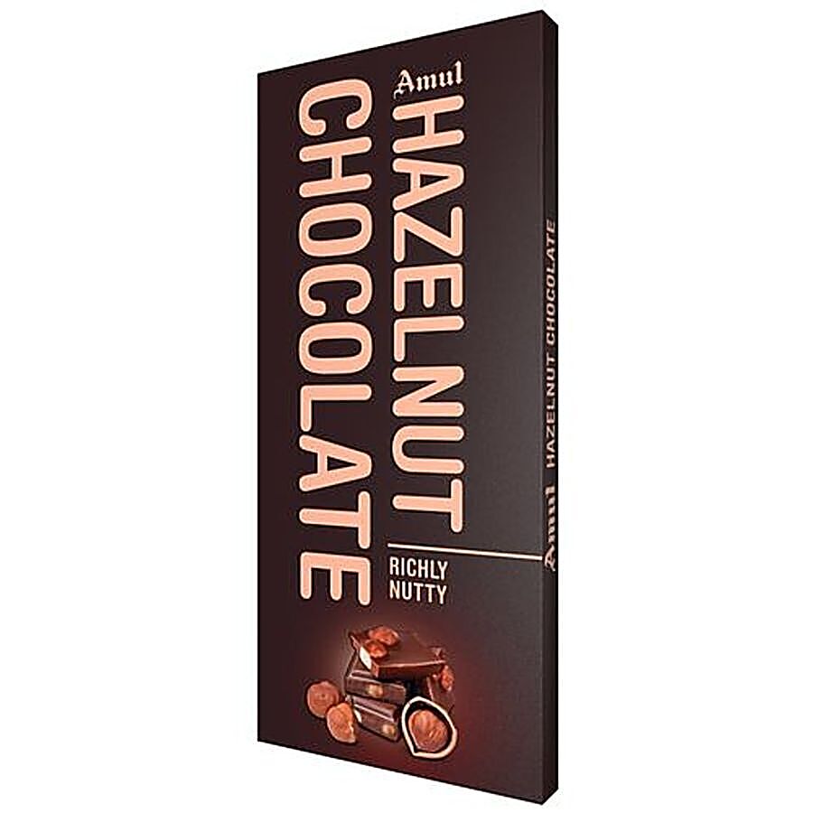 Amul Hazelnut Chocolate - Richly Nutty