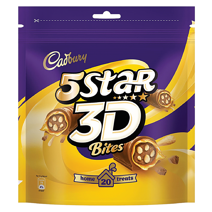 Cadbury 5 Star 5 Star 3D Bites Home Treats Chocolate