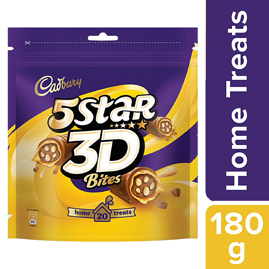 Cadbury 5 Star 5 Star 3D Bites Home Treats Chocolate