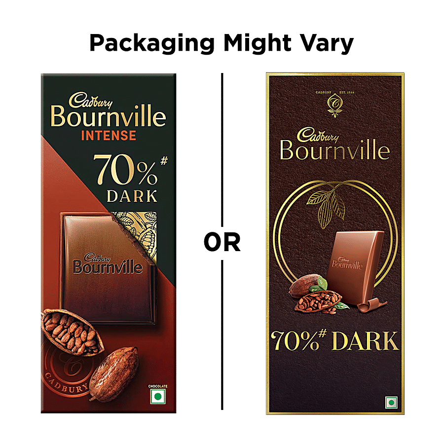 Cadbury Bournville Rich Cocoa 70% Dark Chocolate Bar