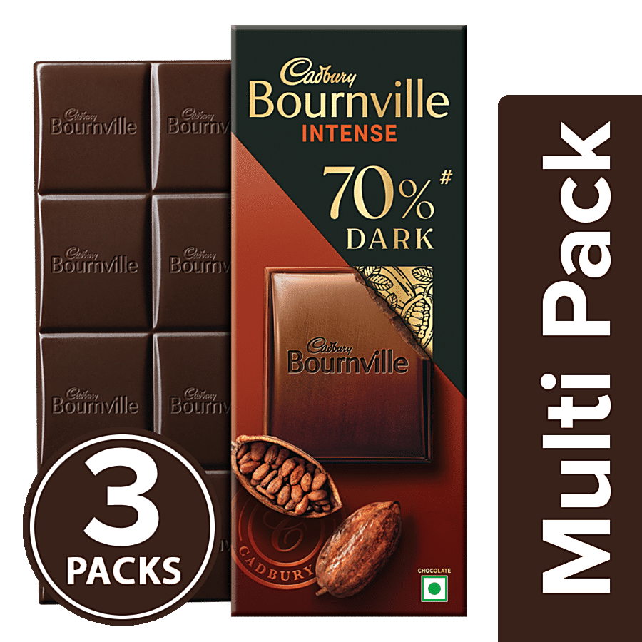 Cadbury Bournville Rich Cocoa 70% Dark Chocolate Bar