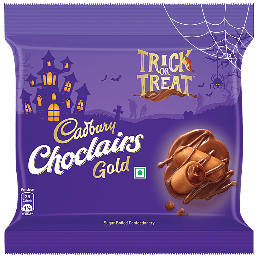 Cadbury Choclairs Gold Candy - Trick Or Treat Edition