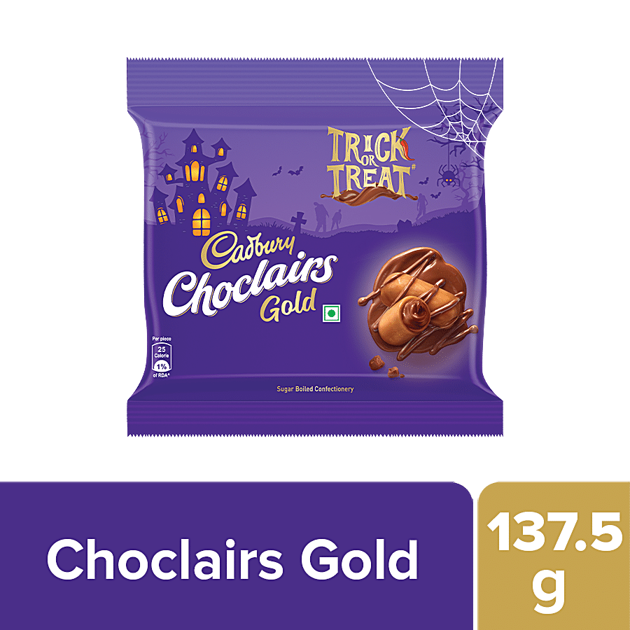 Cadbury Choclairs Gold Candy - Trick Or Treat Edition