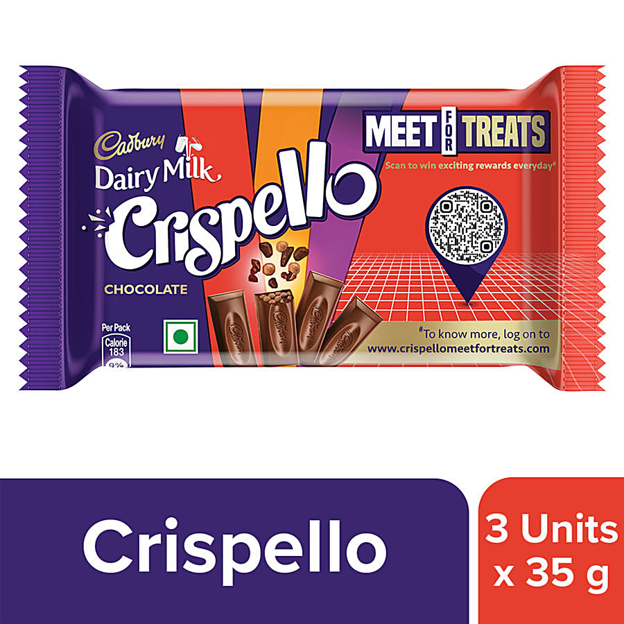 Cadbury Dairy Milk Crispello Chocolate Bar