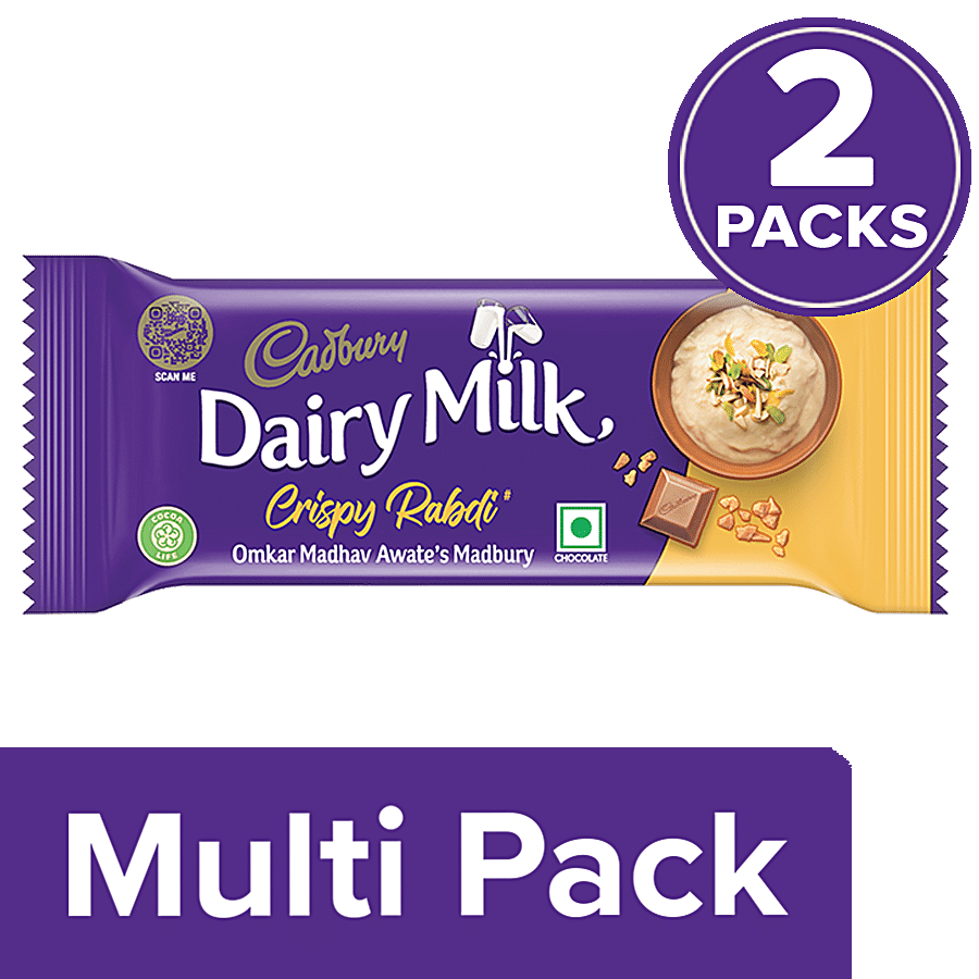 Cadbury Dairy Milk Crispy Rabdi Madbury Chocolate Bar