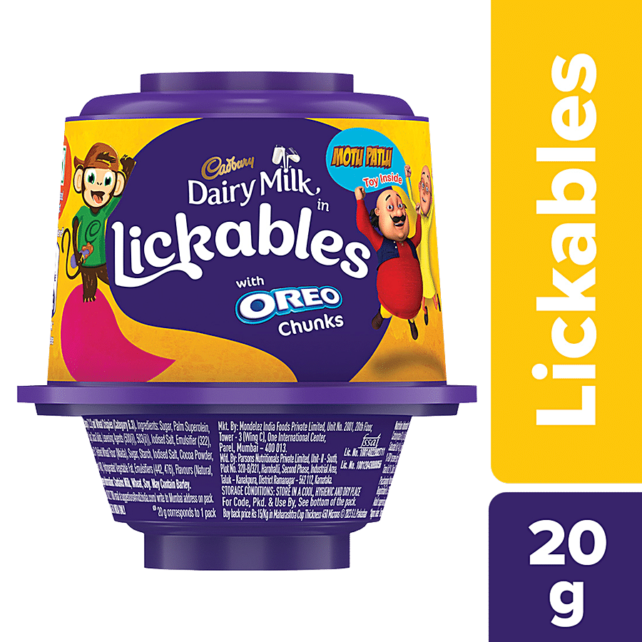 Cadbury Dairy Milk Milk Lickables Chocolate With Oreo Chunks