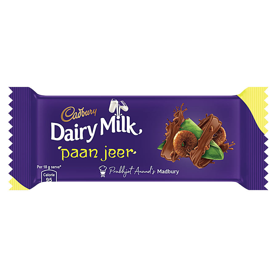 Cadbury Dairy Milk Paan Jeer Madbury Chocolate Bar