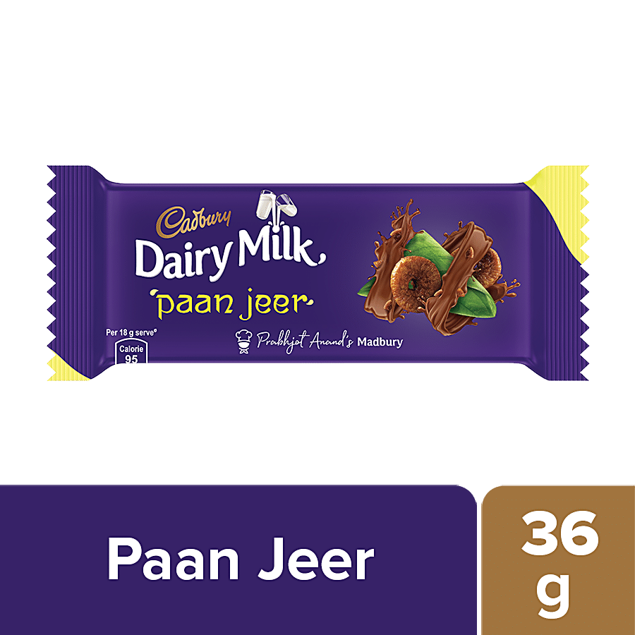 Cadbury Dairy Milk Paan Jeer Madbury Chocolate Bar